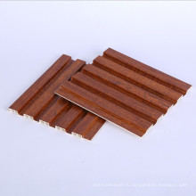 YUJIE Горячие продажи Крытый деревянный пластиковый композитный ПВХ Wpc стеновая панель для украшения